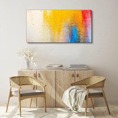 Colorful abstraction on a white background Canvas print