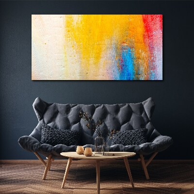 Colorful abstraction on a white background Canvas print