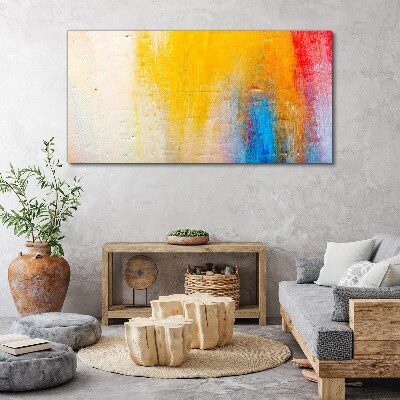 Colorful abstraction on a white background Canvas print
