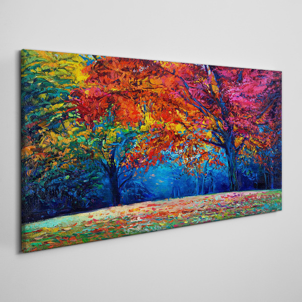 Colorful autumn landscape Canvas print