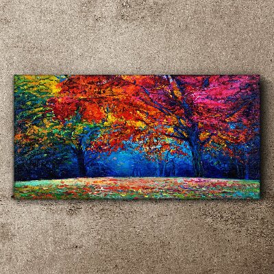 Colorful autumn landscape Canvas print