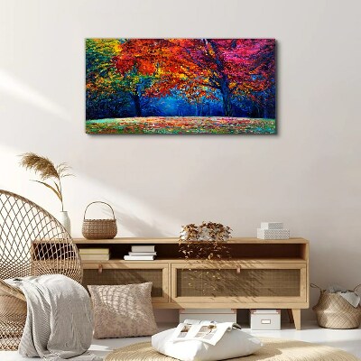 Colorful autumn landscape Canvas print