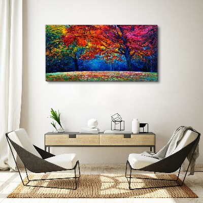 Colorful autumn landscape Canvas print
