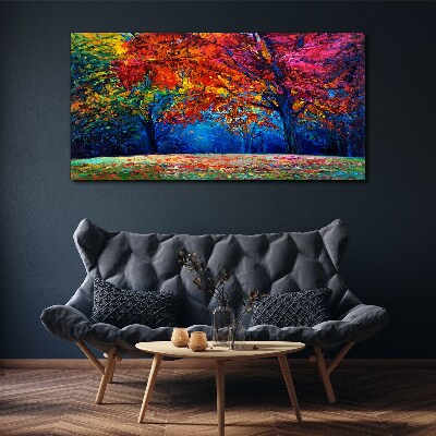 Colorful autumn landscape Canvas print