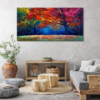 Colorful autumn landscape Canvas print