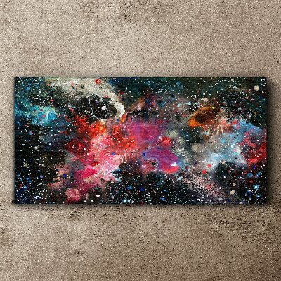 Abstract cosmos star Canvas Wall art