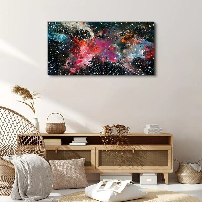 Abstract cosmos star Canvas Wall art