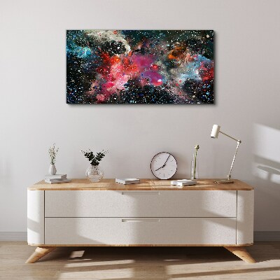 Abstract cosmos star Canvas Wall art