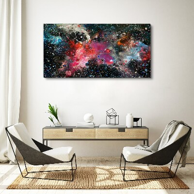 Abstract cosmos star Canvas Wall art