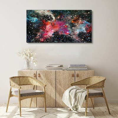 Abstract cosmos star Canvas Wall art