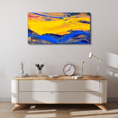 The colors of the sky and sea Canvas print