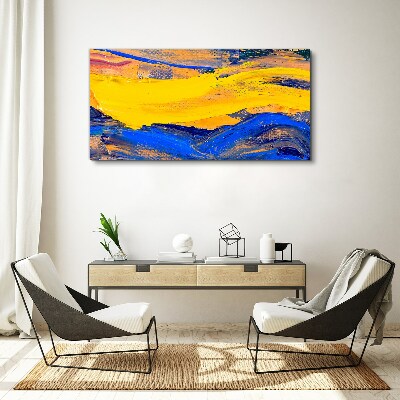 The colors of the sky and sea Canvas print