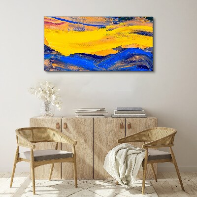 The colors of the sky and sea Canvas print