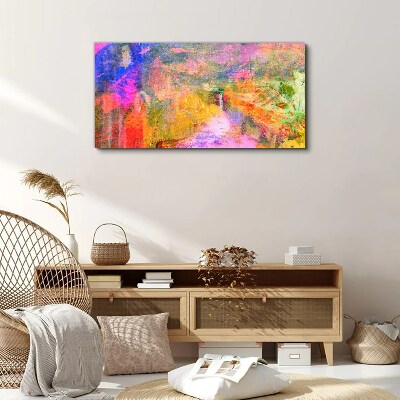 Colorful abstract landscape Canvas print