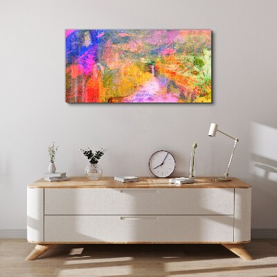 Colorful abstract landscape Canvas print