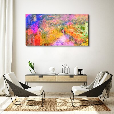 Colorful abstract landscape Canvas print