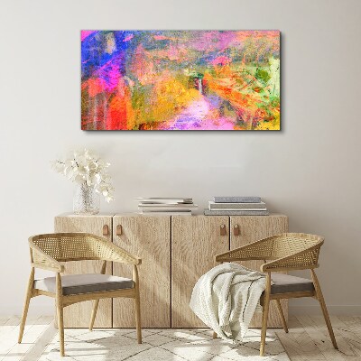 Colorful abstract landscape Canvas print