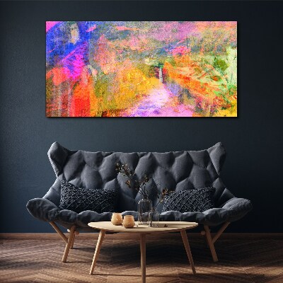 Colorful abstract landscape Canvas print
