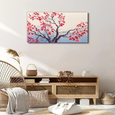 Floral landscape of a spring tree Canvas print