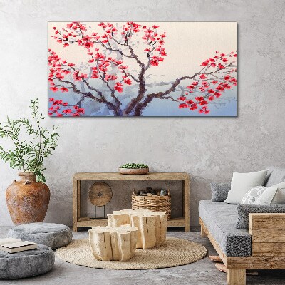 Floral landscape of a spring tree Canvas print