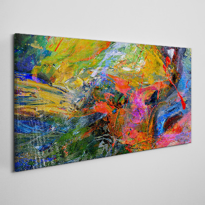 The colorful chaos of nature Canvas print