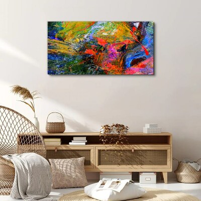 The colorful chaos of nature Canvas print
