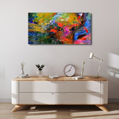 The colorful chaos of nature Canvas print