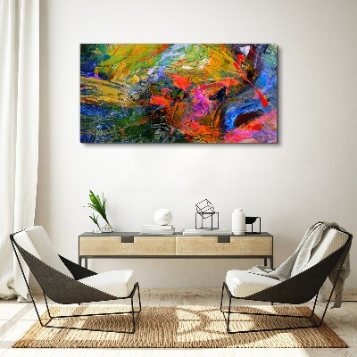 The colorful chaos of nature Canvas print