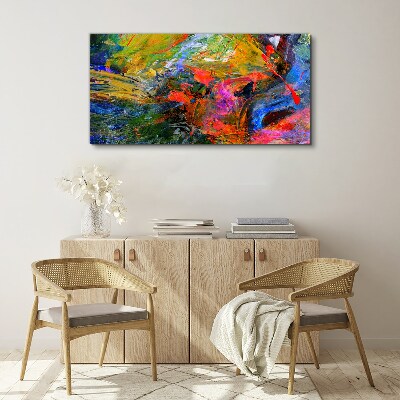 The colorful chaos of nature Canvas print