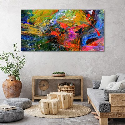The colorful chaos of nature Canvas print