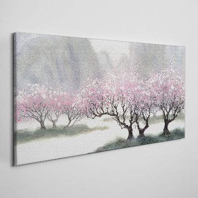 Spring blooming Canvas Wall art