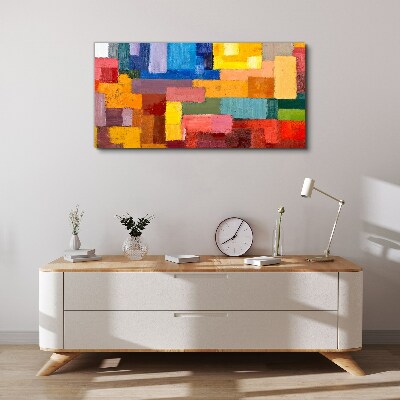 Colorful abstract compositions Canvas print