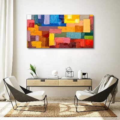 Colorful abstract compositions Canvas print