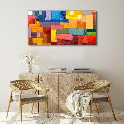 Colorful abstract compositions Canvas print