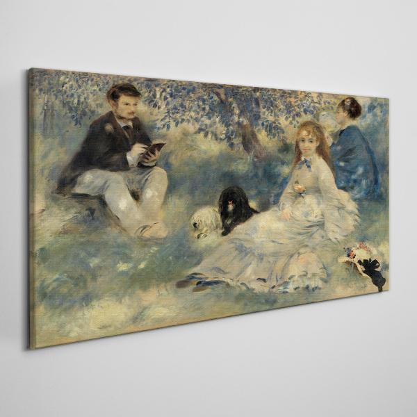 Summer Picnic in the Park Canvas print
