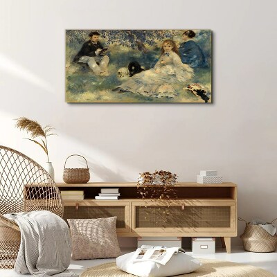 Summer Picnic in the Park Canvas print