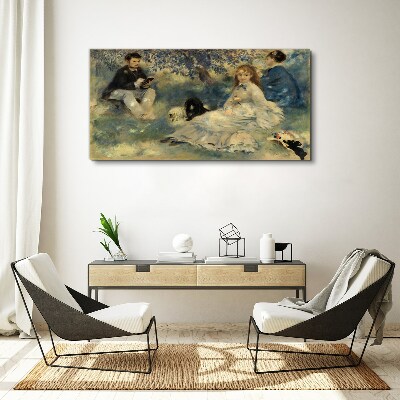 Summer Picnic in the Park Canvas print