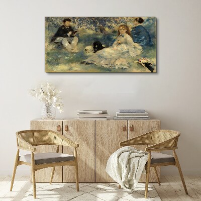 Summer Picnic in the Park Canvas print