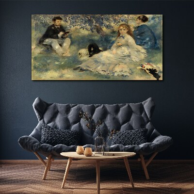 Summer Picnic in the Park Canvas print