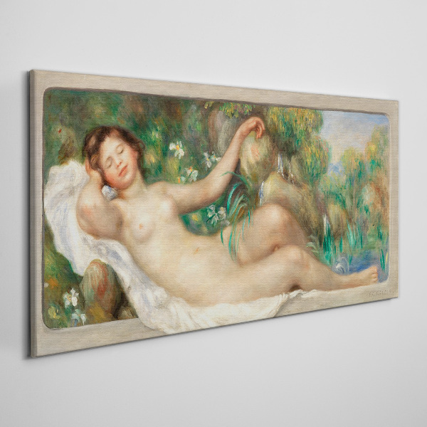 Peace in the summer garden Canvas print