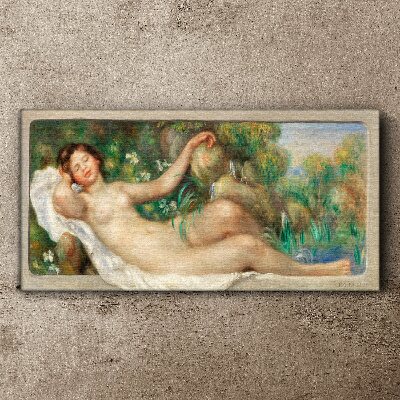 Peace in the summer garden Canvas print