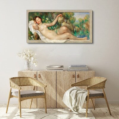 Peace in the summer garden Canvas print