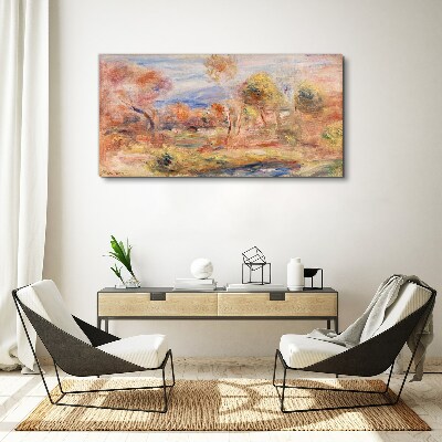 Abstract forest Canvas print