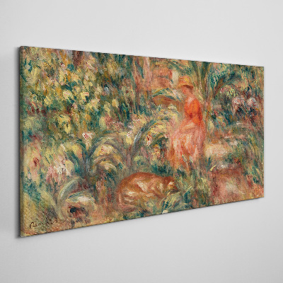 Summer Afternoon in the Garden Canvas print