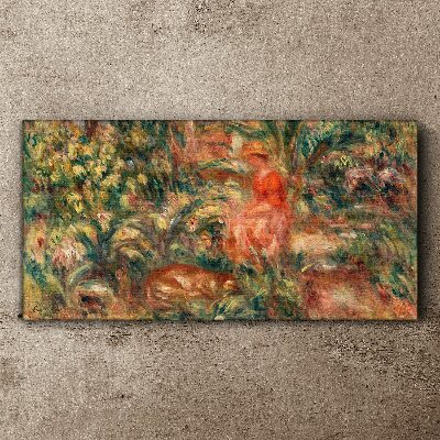 Summer Afternoon in the Garden Canvas print