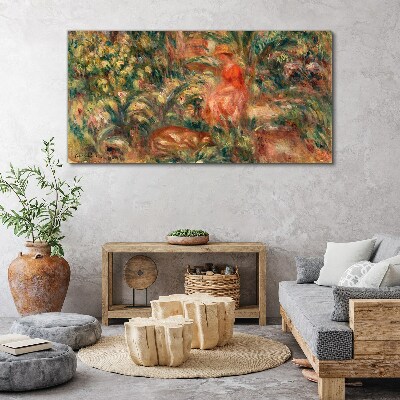 Summer Afternoon in the Garden Canvas print
