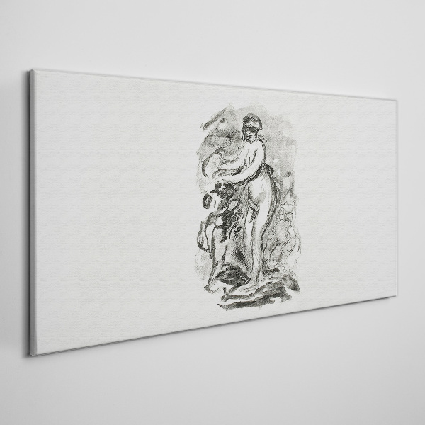 Figure in motion Canvas print