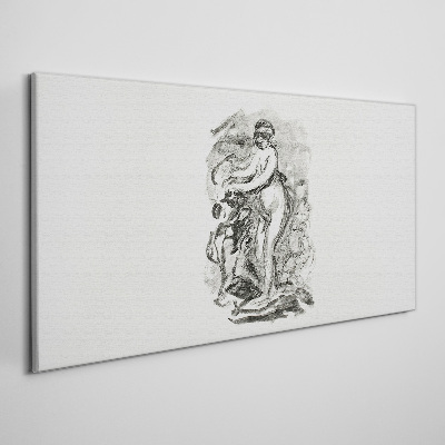 Figure in motion Canvas print