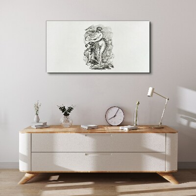 Figure in motion Canvas print