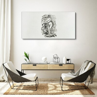 Figure in motion Canvas print